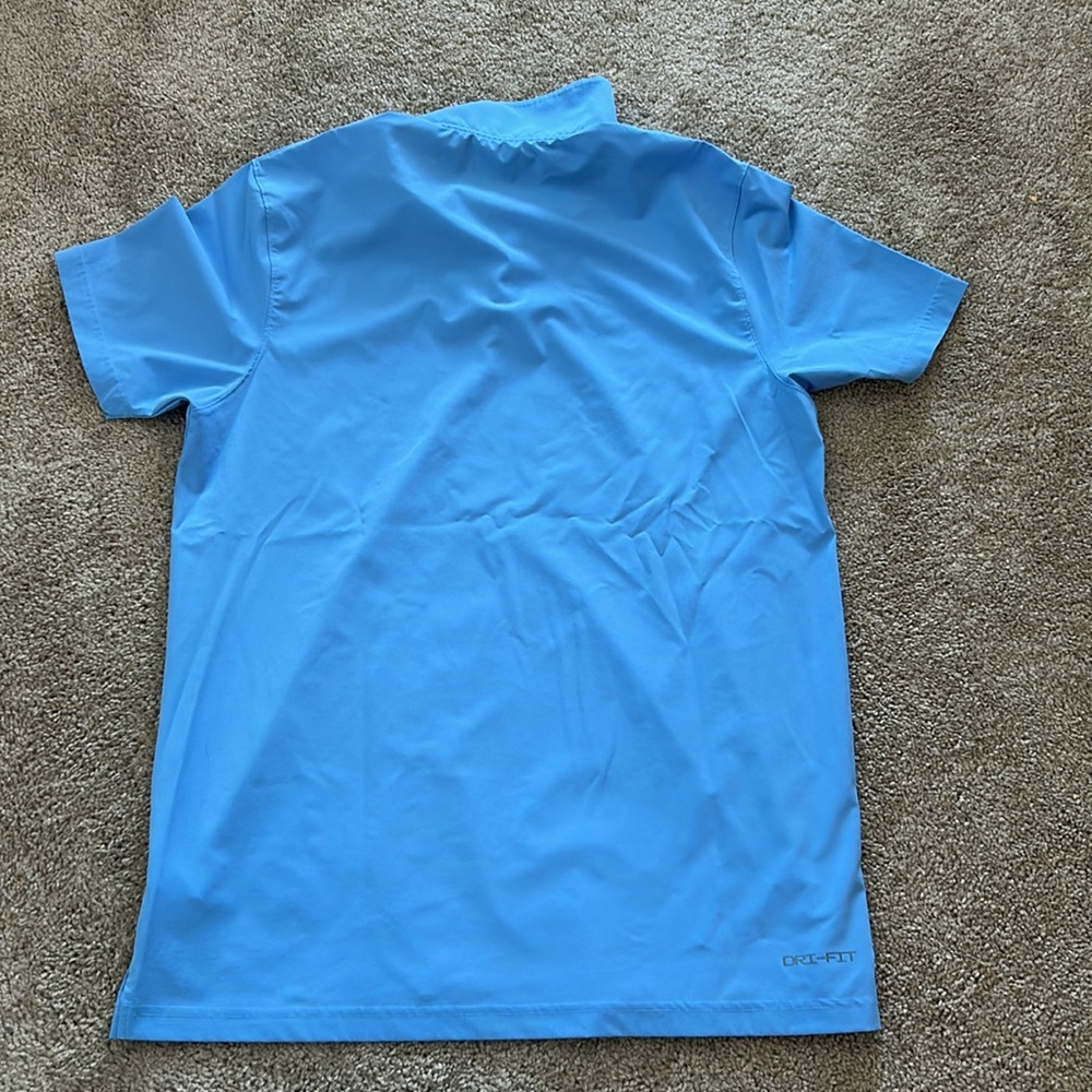 Nike UNC Tar Heels Mens M Blue Dri-Fit Polo - Picture 4 of 10
